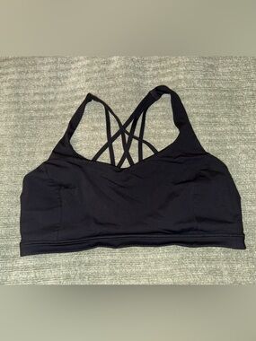 lululemon athletica Black Strappy Sports Bra